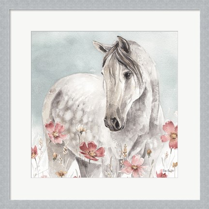 Framed Wild Horses IV Print