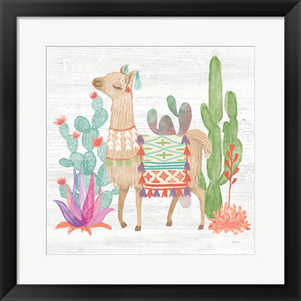 Framed Lovely Llamas IV Print