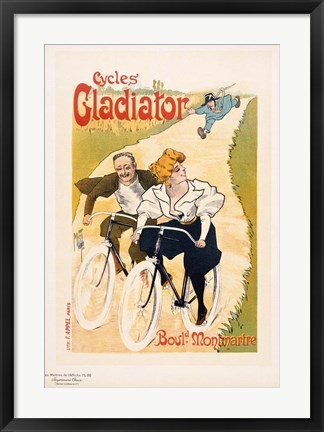 Framed Cycles Gladiator Print