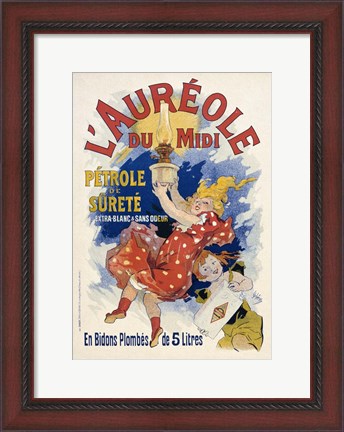 Framed L&#39;Aureole Print