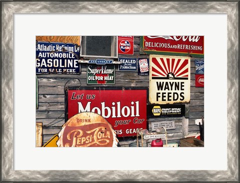 Framed Antique Store Featuring Print