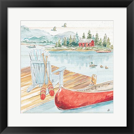 Framed Lake Moments III Print