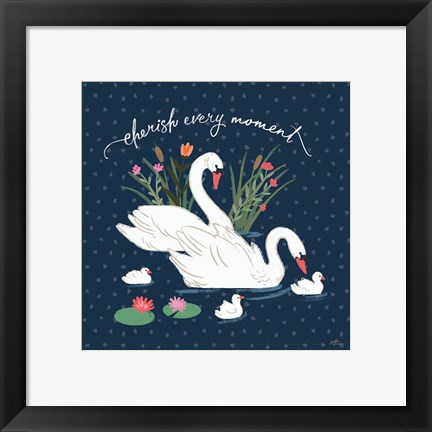 Framed Swan Lake IV Print