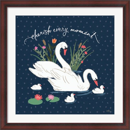 Framed Swan Lake IV Print