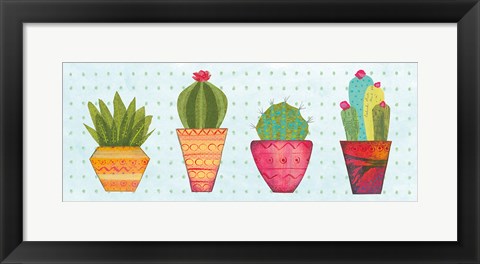 Framed Southwest Cactus VI Print