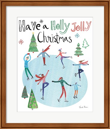 Framed Holiday Festivities II Print