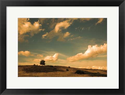 Framed What Beautiful Clouds Print
