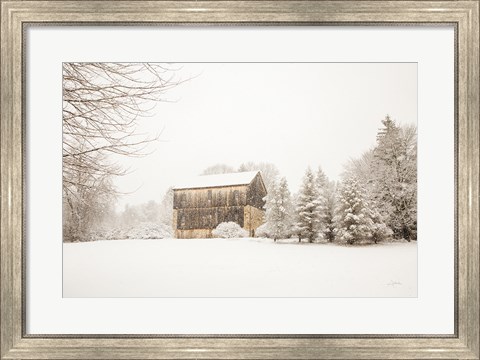 Framed First snow Print