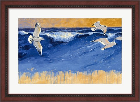 Framed Seagulls Print