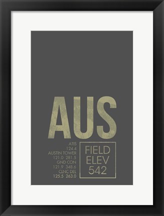Framed AUS ATC Print