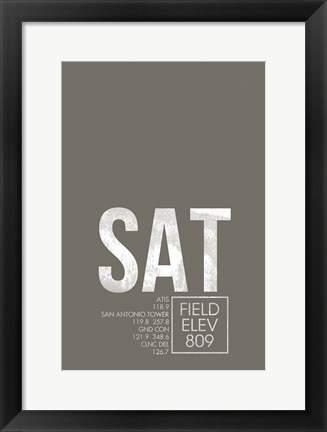 Framed SAT ATC Print