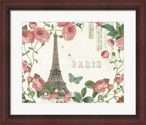 Framed Paris Arbor I Print
