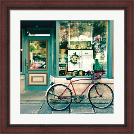 Framed Sunday Morning Bike Print