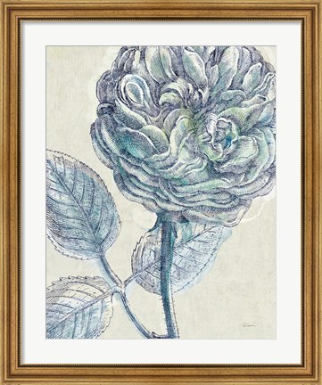Framed Belle Fleur III Crop Print