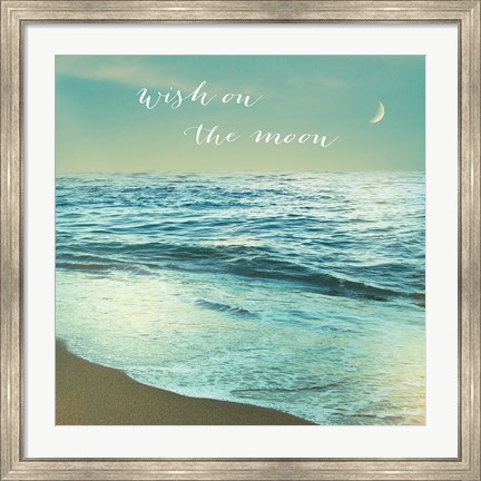 Framed Moonrise Beach Inspiration Print