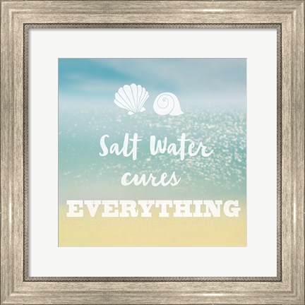 Framed Salt water Cure Print
