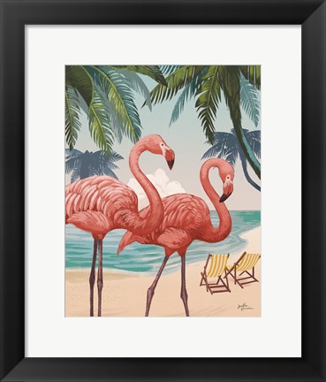 Framed Welcome to Paradise VIII Print