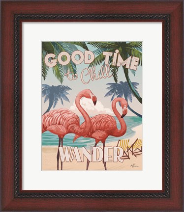 Framed Welcome to Paradise III Print