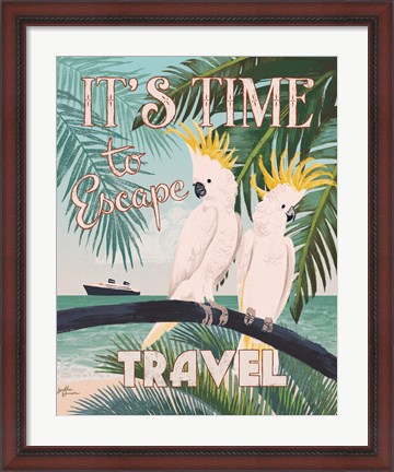 Framed Welcome to Paradise IV Print