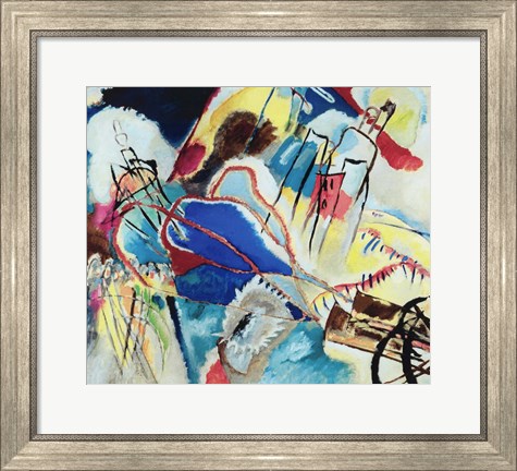 Framed Improvisation No. 30 - Cannons (1913) Print