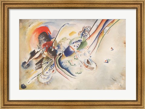 Framed Study for Picture with Two Red Spots, 1916 Print
