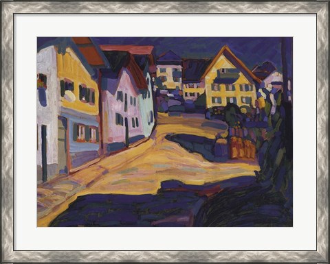 Framed Murnau Burggrabenstrasse, 1908 Print