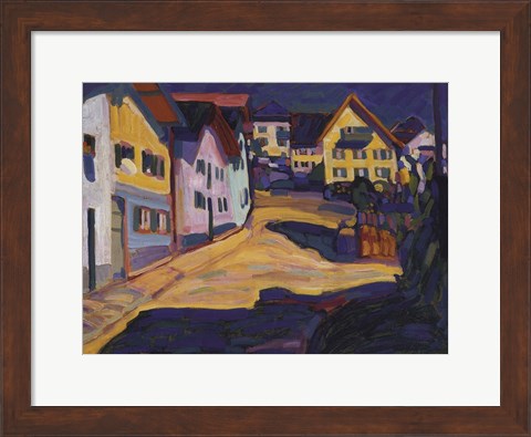 Framed Murnau Burggrabenstrasse, 1908 Print