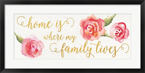 Framed Wild Bohemian VI Family Print