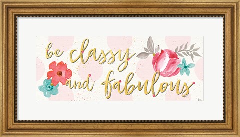 Framed Fashion Blooms VI Print