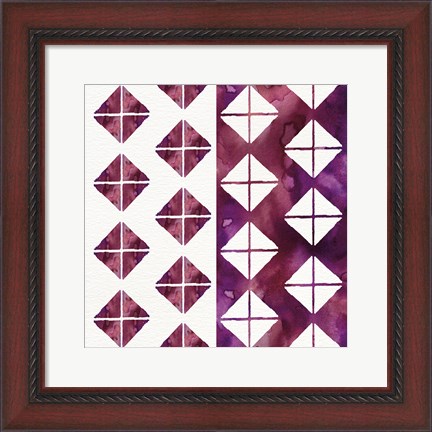 Framed Lost in Words Mixed Pattern I Print