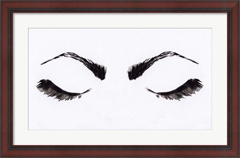 Framed Eyelashes Print