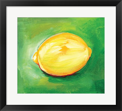 Framed Lemon Print