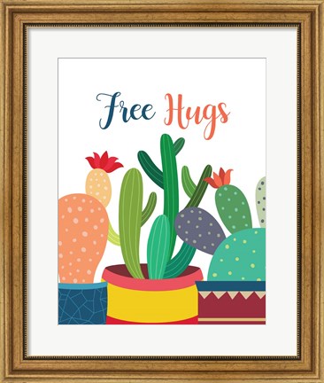 Framed Free Hugs Print