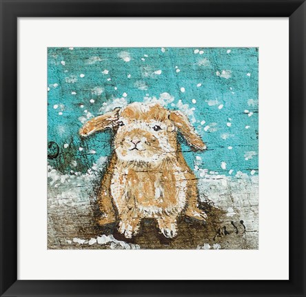 Framed Bunny Print