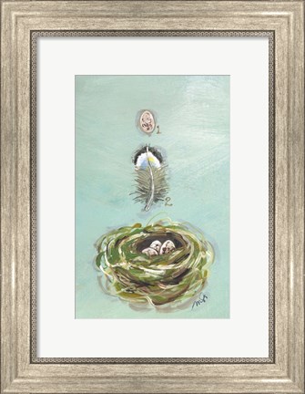 Framed Chickadee Print