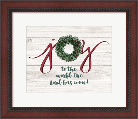 Framed Joy to the World Print