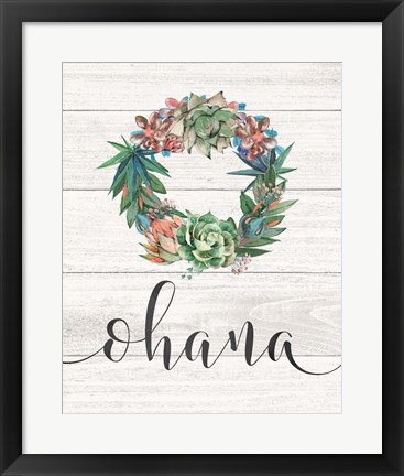 Framed Ohana Print