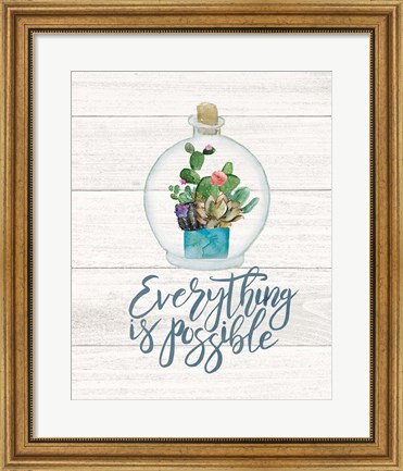 Framed Everything is Possible Print