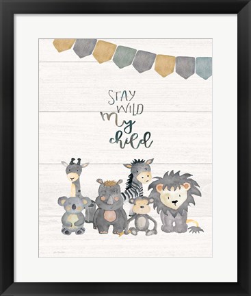 Framed Stay Wild Print