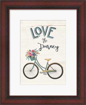 Framed Love the Journey Print