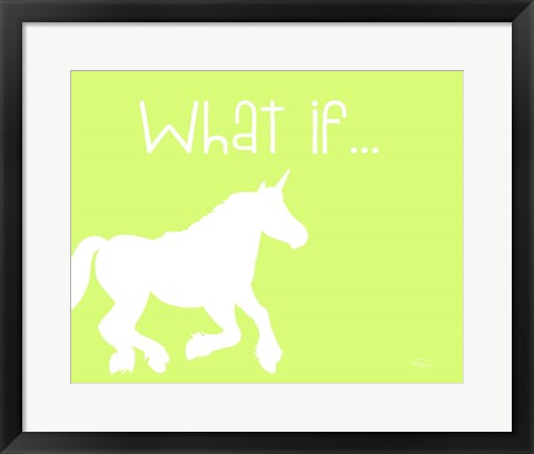 Framed What If? Print