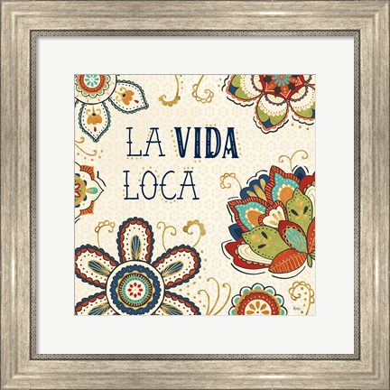 Framed La Vida Loca II Print
