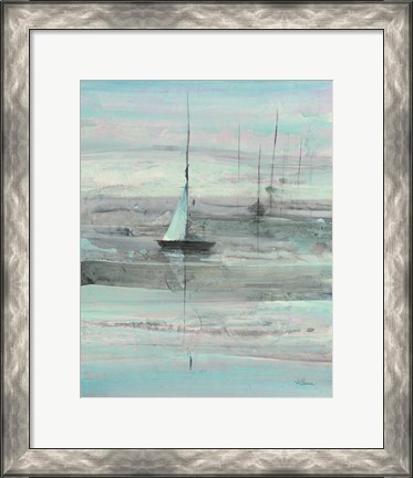 Framed Ice Sailing Print