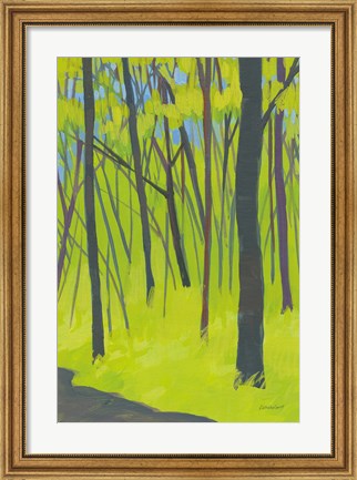 Framed Spring Woods Print