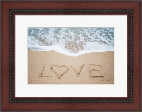 Framed Beach Love II Print