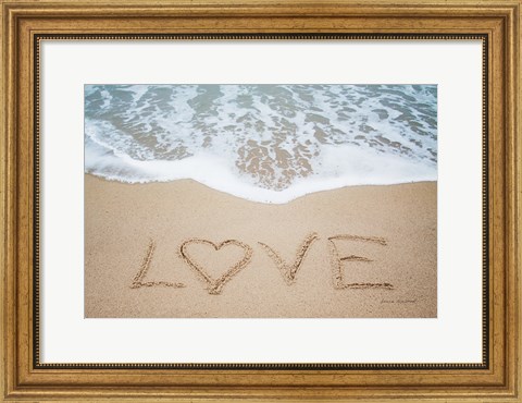 Framed Beach Love II Print