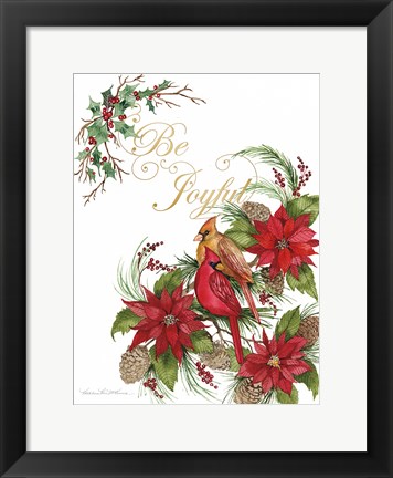 Framed Holiday Happiness VI Print