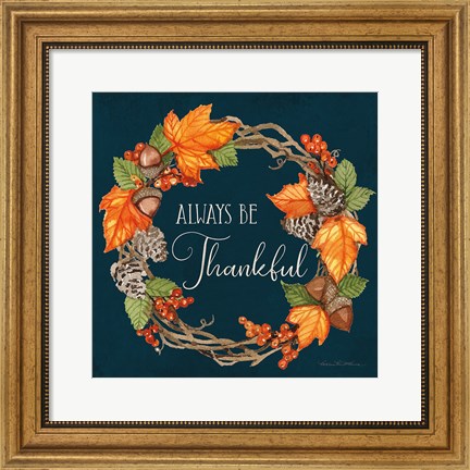 Framed Autumn Splendor III Print