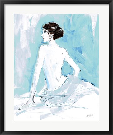 Framed Nude II Blue Print