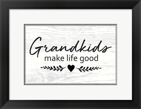 Framed Grandkids Print
